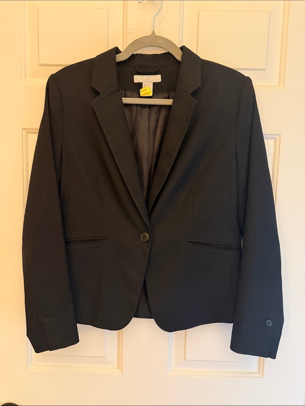 H&M Black Single-Button Women's Tailored Blazer